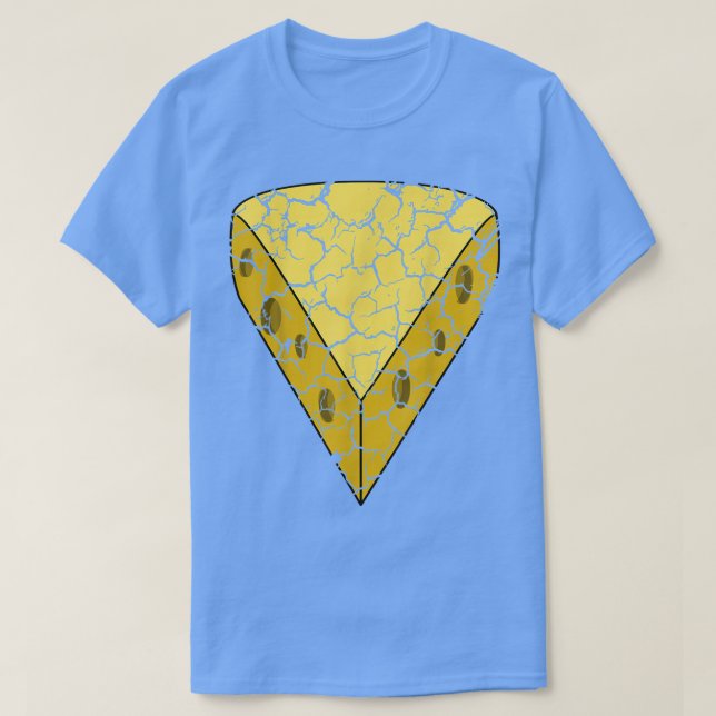 Camiseta Comida Foodie Wisconsin Cheddar Cheese (Frente do Design)