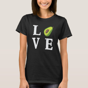 Camiseta Comida Guacamole Amante de Comida Amor Abacate V