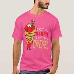 Camiseta Comida Herói Crepes Cozinhar de cozinheiros