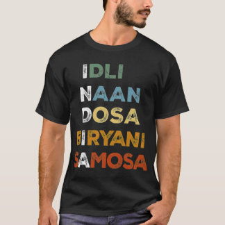 Camiseta Comida indiana Desi Humor Funny