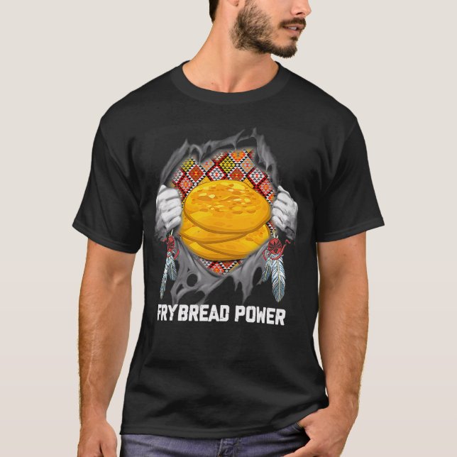 Camiseta Comida indiana indiana de Frypão Power (Frente)