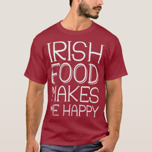 Camiseta Comida Irlandesa Me Faz Feliz Amar O Café Da Manh