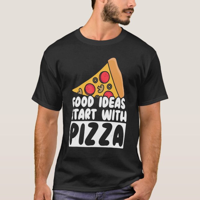 Camiseta Comida Italiana Pizza (Frente)