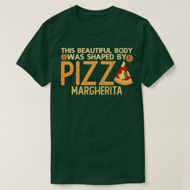 Camiseta Comida italiana Pizzeria Neapolitan Margherita P (Frente do Design)