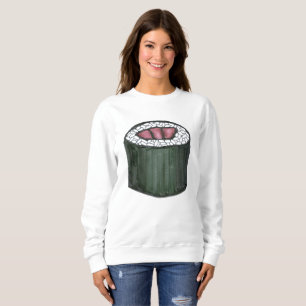 Camiseta Comida japonesa Atum picante Sushi Roll Foodie