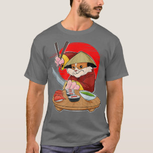 Camiseta Comida Japonesa I Maki Lover I Samurai Sushi Guiné