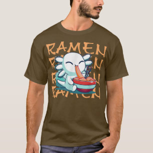 Camiseta Comida Japonesa Ramen Aolotl Kawaii 