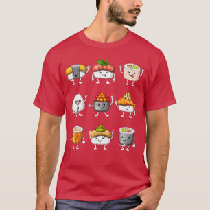 Camiseta Comida Japonesa Sushi Amante de Sushi Engraçado Su