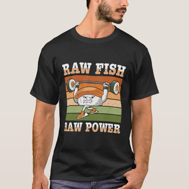 Camiseta Comida Japonesa Sushi Lover Bodybuilder Malhação S (Frente)