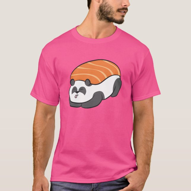 Camiseta Comida Japonesa Sushi Panda Sushi Panda boy (Frente)