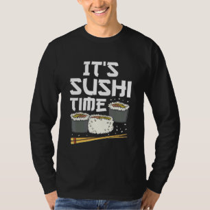 Camiseta Comida japonesa, Sushi Roll, é hora de Sushi