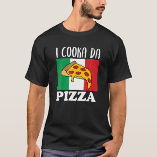 Camiseta Comida Lover I Cooka Da Pizza Memória Italiana Da
