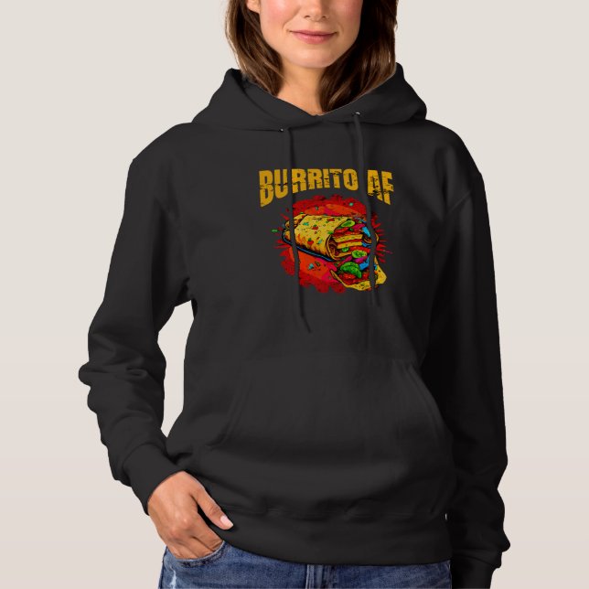 Camiseta Comida Mexicana Burrito AF Para Cinco De Mayo Home (Frente)