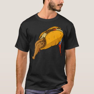 Camiseta Comida mexicana do Taco Girl.