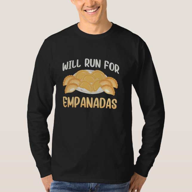 Camiseta Comida mexicana Empanada — Comida tradicional vene (Frente)
