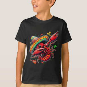 Camiseta Comida Mexicana Festa Engraçada do Cinco De Mayo L