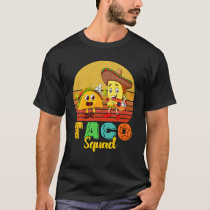 Camiseta Comida mexicana Lover Cute Taco Squad Taco Shirt