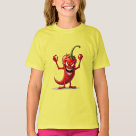 Camiseta Comida Monsters MAU CHILI PEPPER