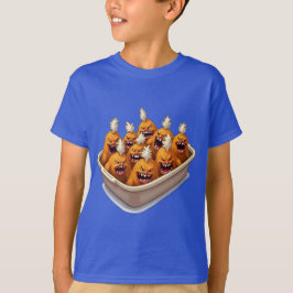 Camiseta Comida Monstros MAU CHICKEN NUGGGETS
