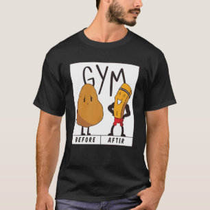 Camiseta Comida Motivacional de Exposição de Cotação Mulher