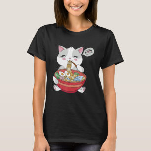 Camiseta comida não beija ovos de udon peixe nu pau ea