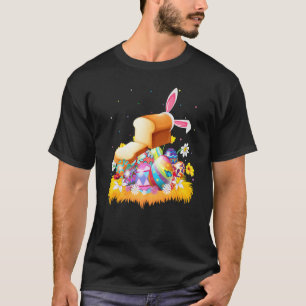 Camiseta Comida Pão Páscoa Ovo Páscoa Pão Engraçado Domingo