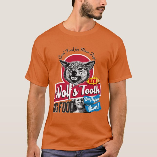 Camiseta Comida para Cachorro Wolfsooth Sabor Hippie Sujo D (Frente)