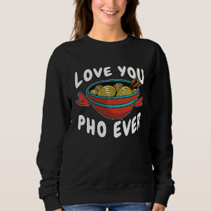 Camiseta Comida Pho Macarrão Sopa Pho Amor Pho Sempre