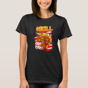 Camiseta Comida Piada Ruim Krill Fora Frutos do Mar Pesca B