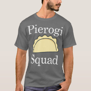 Camiseta Comida Polonesa na Esquadra de Pierogi Cute