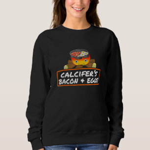 Camiseta Comida Pun Bacon Ovo Cook Calcifer