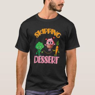 Camiseta Comida Pun Broccoli Cupcake de Cenoura