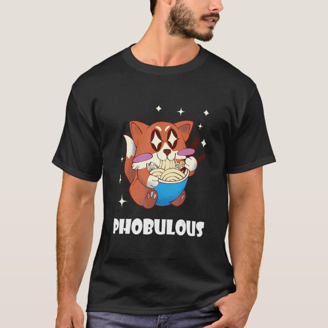 Camiseta Comida Pun Pho King Fox Pho Comida vietnamita (Frente)