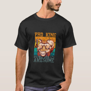 Camiseta Comida Pun Pho King Squirrel Asian Noodle Pho B
