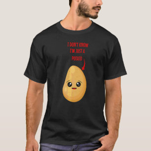 Camiseta Comida Pun Vegan Potato 1