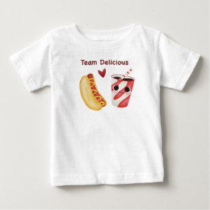 Camiseta Comida Rápida Bonita - Faces de Comida de Lixo Kaw