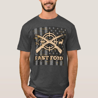 Camiseta Comida rápida caça vintage