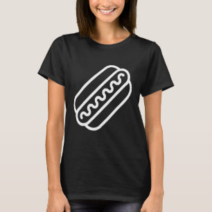 Camiseta Comida Rápida de Cachorro Quente