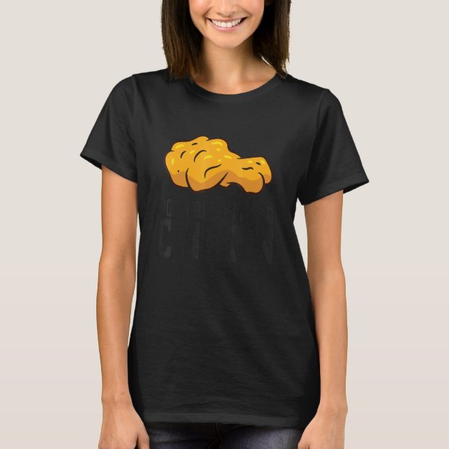 Camiseta Comida Rápida de Frango Frito Frango Frito (Frente)