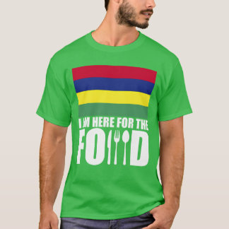 Camiseta Comida retro de viagem souvenir da Maurícia