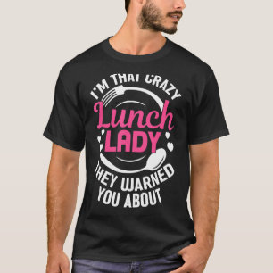 Camiseta Comida S da cantina da Escola de Almoço Hilarious 