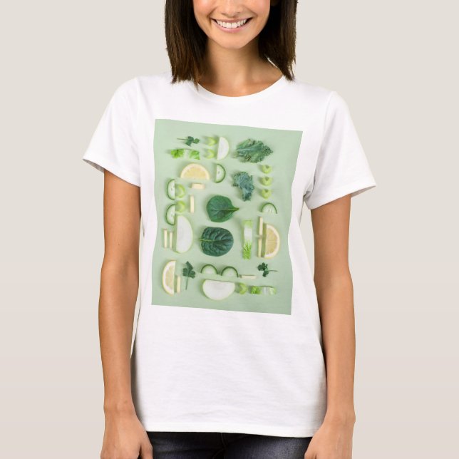 Camiseta Comida saudável (Frente)