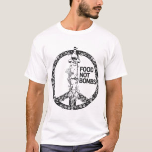 Camiseta Comida sem bombas