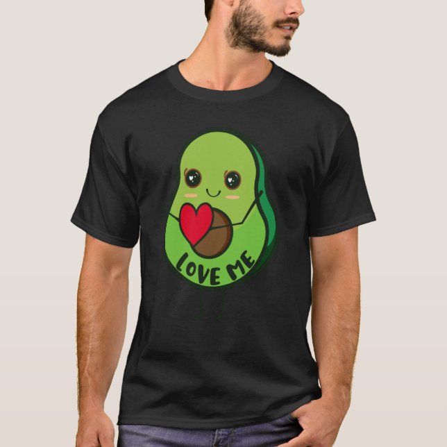 Camiseta comida vegana abacate (Frente)