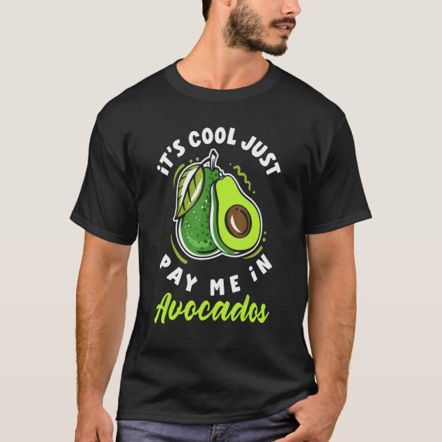 Camiseta Comida Vegana Abacate (Frente)