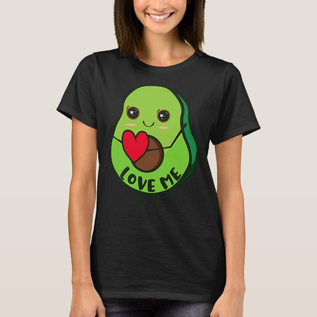 Camiseta comida vegana abacate (Frente)
