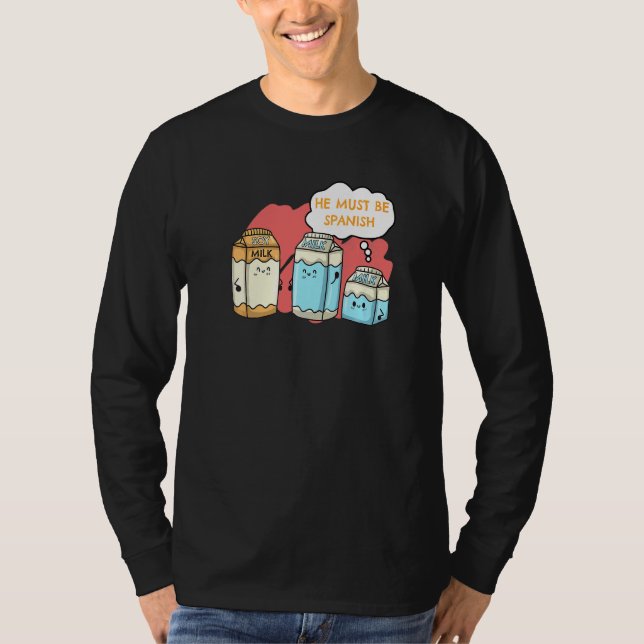 Camiseta Comida Vegetariana Vegana Leite de Soja Deve Ser E (Frente)
