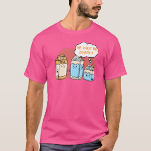 Camiseta Comida Vegetariana Vegana Leite de Soja Deve Ser S