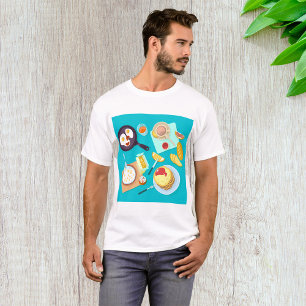 Camiseta Comidas do café da manhã