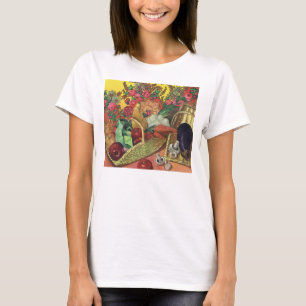 Camiseta Comidas Orgânicas, Jardins Vegetais, Flores Emerge